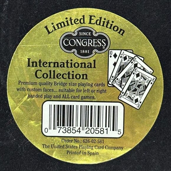 Vintage Congress Playing Cards International Collection French Art - Picture 9 of 11